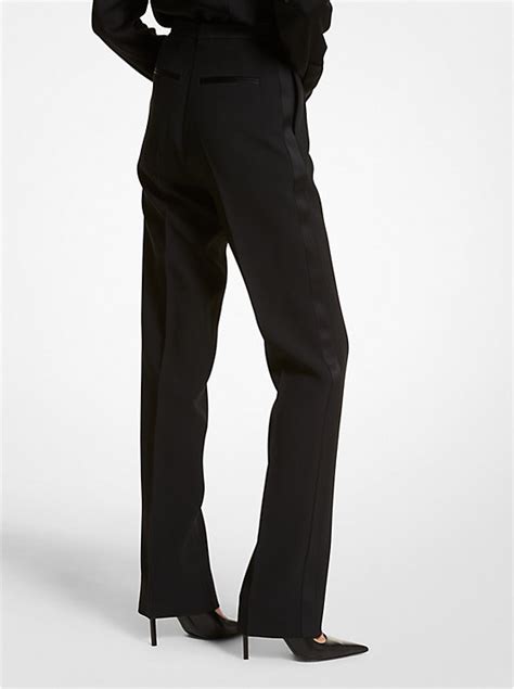 michael kors tuxedo|Mika Double Crepe Sable Tuxedo Trousers .